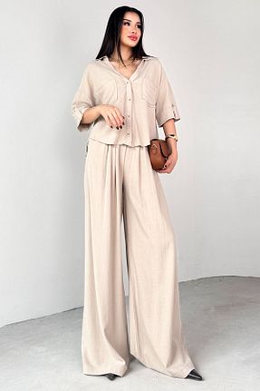 ست بالاتنه و پائین تنه رنگی زنانه رگولار Cappmoda - کد 938866484