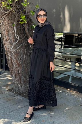لباس حجاب مشکی زنانه رگولار Scl - کد 938863819