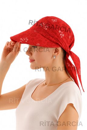 کلاه قرمز زنانه پنبه ای Ritagarcia - کد 938877588