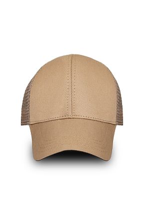 کلاه قهوه ای زنانه پنبه ای Butik - کد 938874055