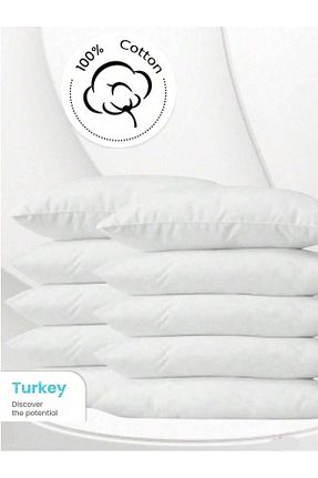 روکش بالش سفید پنبه ای Sheri Home Tekstil - کد 446103595