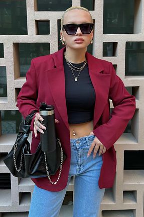 کت رنگی زنانه رگولار VAGGON - کد 938906513