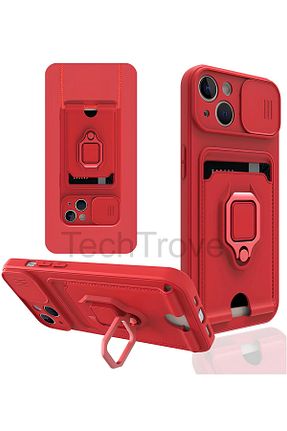 کاور و قاب قرمز iPhone 13 TechTrove - کد 938909989