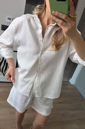 پیراهن سفید زنانه رگولار Sue Store - کد 938906070