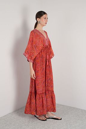لباس قرمز زنانه بافتنی NAVAJO - کد 938904344