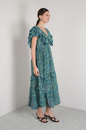 لباس آبی زنانه بافتنی NAVAJO - کد 938904340