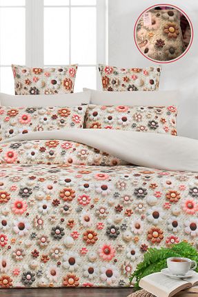 روتختی دونفره بژ پنبه ای Sheri Home - کد 929996099