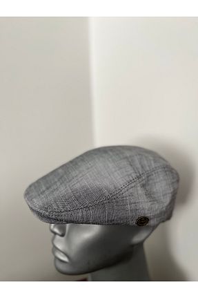 کلاه طوسی زنانه مخلوط کتان Butik - کد 938916067