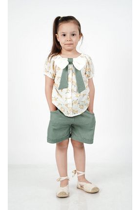 ست بالاتنه و پائین تنه سبز بچه گانه بافتنی c.c.l. coccolin kids baby clup - کد 939044501