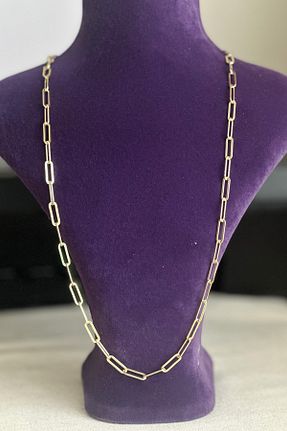 گردنبند استیل ( فولاد ) زرد زنانه استیل (فولاد) Modacaprea - کد 938940490
