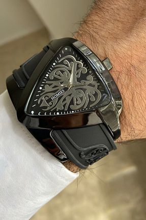ساعت مچی مشکی مردانه 41-45 میلی متر Homies - کد 836515820
