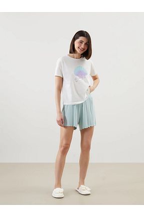 پائین تنه راحتی صورتی زنانه الاستین LC Waikiki - کد 937417151