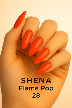 لاک ناخن دائمی قرمز Shena - کد 937305060