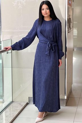 لباس حجاب سرمه ای زنانه رگولار Nuss - کد 928951180