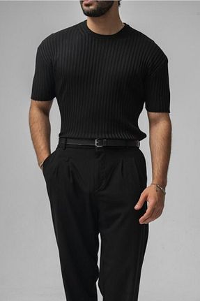 تیشرت مشکی مردانه Loose COOL TARZ - کد 937446893
