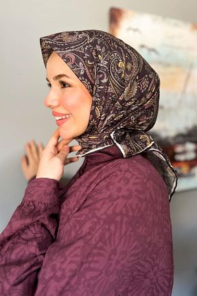 روسری رنگی پلی استر Sultan Eşarp - کد 937439779
