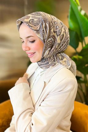 روسری رنگی پلی استر Sultan Eşarp - کد 937439742