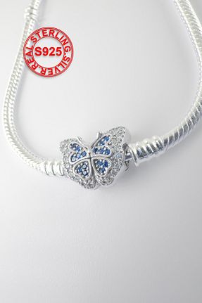 دستبند نقره متالیک زنانه 925 عیار shop - کد 905246183