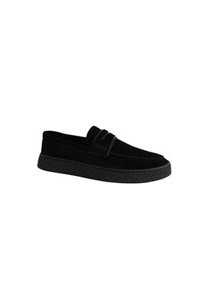 کفش لوفر مشکی مردانه نبوک Greyybull Shoes - کد 932680089