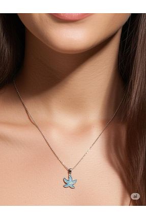 گردنبند استیل ( فولاد ) طوسی زنانه استیل ضد زنگ magische - کد 937463088