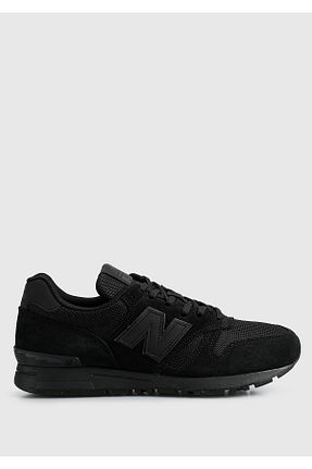 کفش اسنیکر مشکی زنانه چرم اصل New Balance - کد 854108045