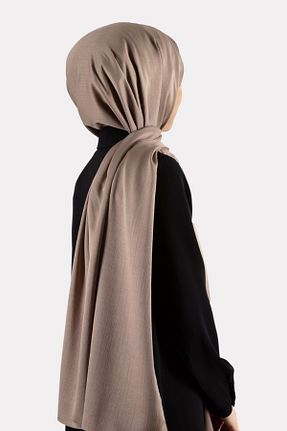 شال قهوه ای زنانه VİOLLA - کد 653523964
