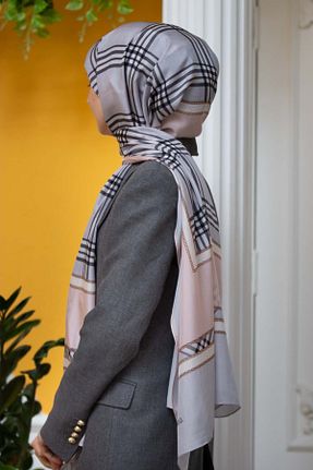شال طوسی زنانه Vissona - کد 816888603