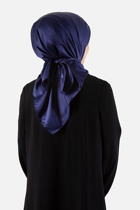 روسری سرمه ای پلی استر VİOLLA - کد 734389201