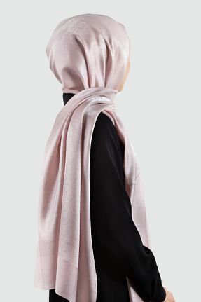 شال صورتی زنانه پلی استر Vissona - کد 635912186