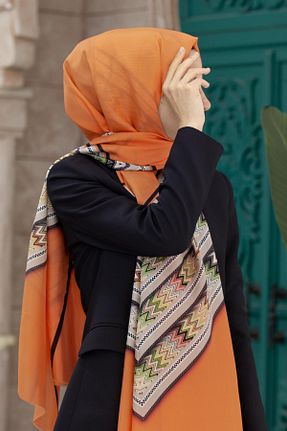شال نارنجی زنانه Vissona - کد 709285901