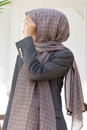 شال قهوه ای زنانه Vissona - کد 744210754