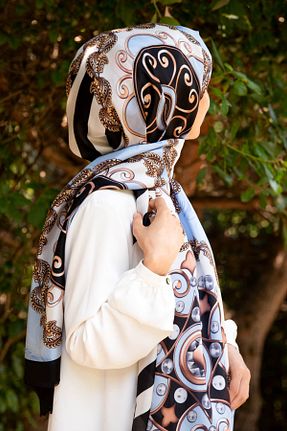 شال آبی زنانه Vissona - کد 270699364