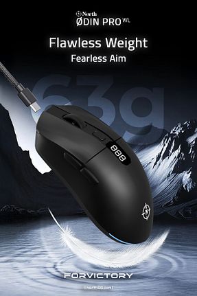 ماوس گیمر مشکی 15000 Dpi ve üstü North - کد 936775881