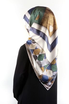 روسری سرمه ای پلی استر VİOLLA - کد 275429281