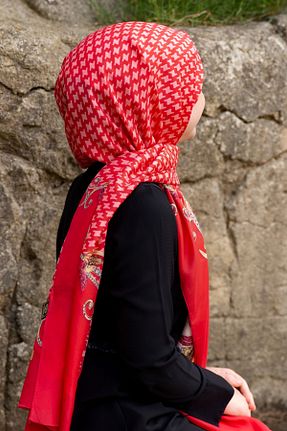 شال قرمز زنانه Vissona - کد 270694192