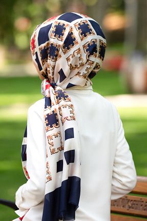 شال سرمه ای زنانه Vissona - کد 270699801