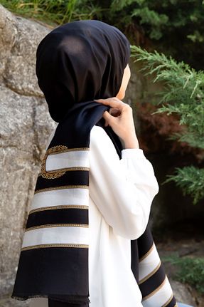 شال مشکی زنانه Vissona - کد 934736479