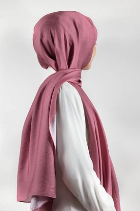 شال صورتی زنانه Medine İpeği Vissona - کد 635911819