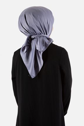 روسری طوسی پلی استر VİOLLA - کد 734288973