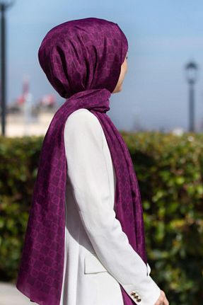 شال بنفش زنانه Vissona - کد 655894645