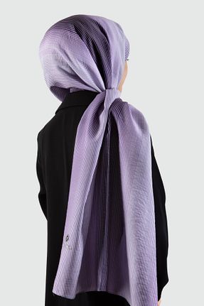 شال سرمه ای زنانه پنبه ای Vissona - کد 647812409