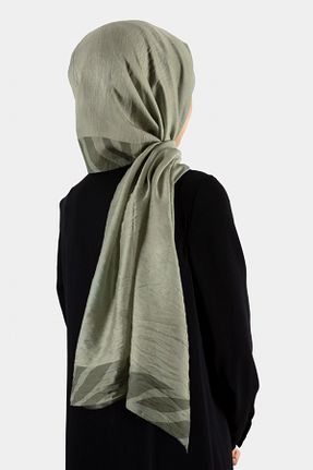 شال خاکی زنانه پنبه ای Vissona - کد 365786671