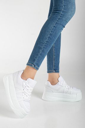 کفش اسنیکر رنگی زنانه بند دار SUİNS SHOES - کد 937482120
