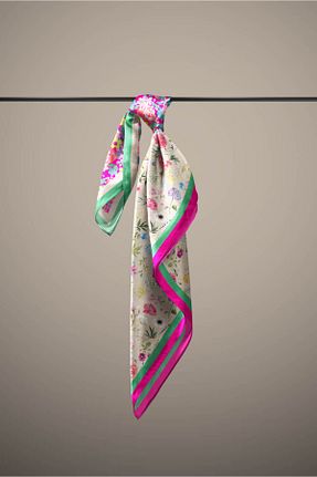 باندانا صورتی پلی استر Modabutik - کد 313158390