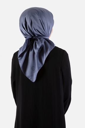 روسری سرمه ای پلی استر VİOLLA - کد 734421164