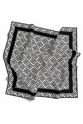 روسری مشکی پلی استر VİOLLA - کد 754918024