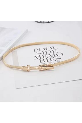 کمربند متالیک زنانه چرم مصنوعی Descoin - کد 937490407