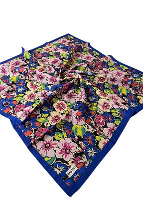 روسری رنگی پنبه پلی استر Baştacı - کد 937495011
