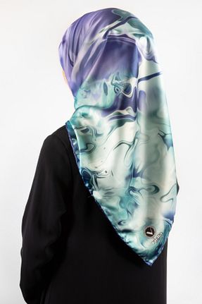 روسری سرمه ای پلی استر VİOLLA - کد 879335517