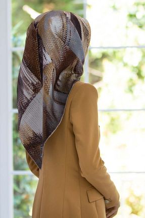 روسری قهوه ای İpek Tivil Vissona - کد 885323113